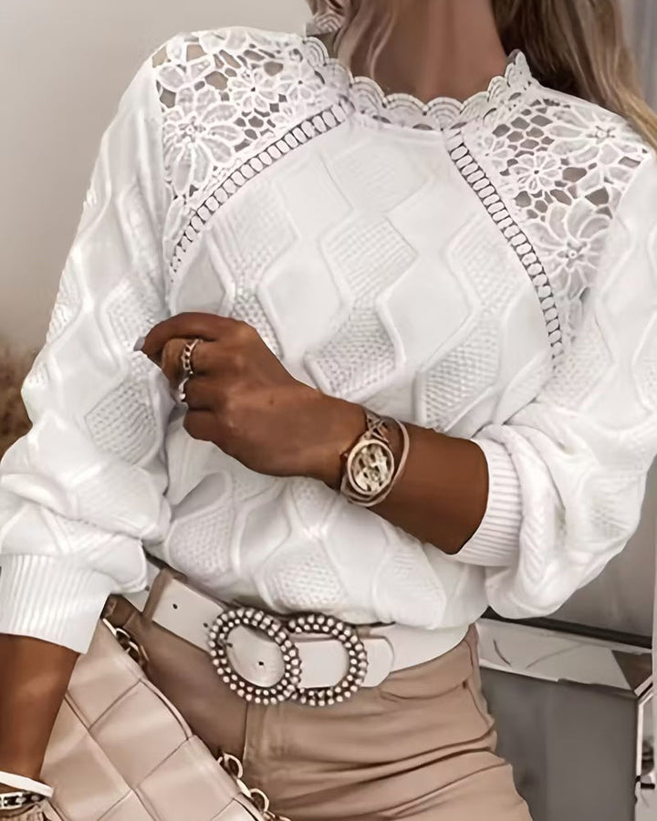 Melissa - Stylish Laced Sweater