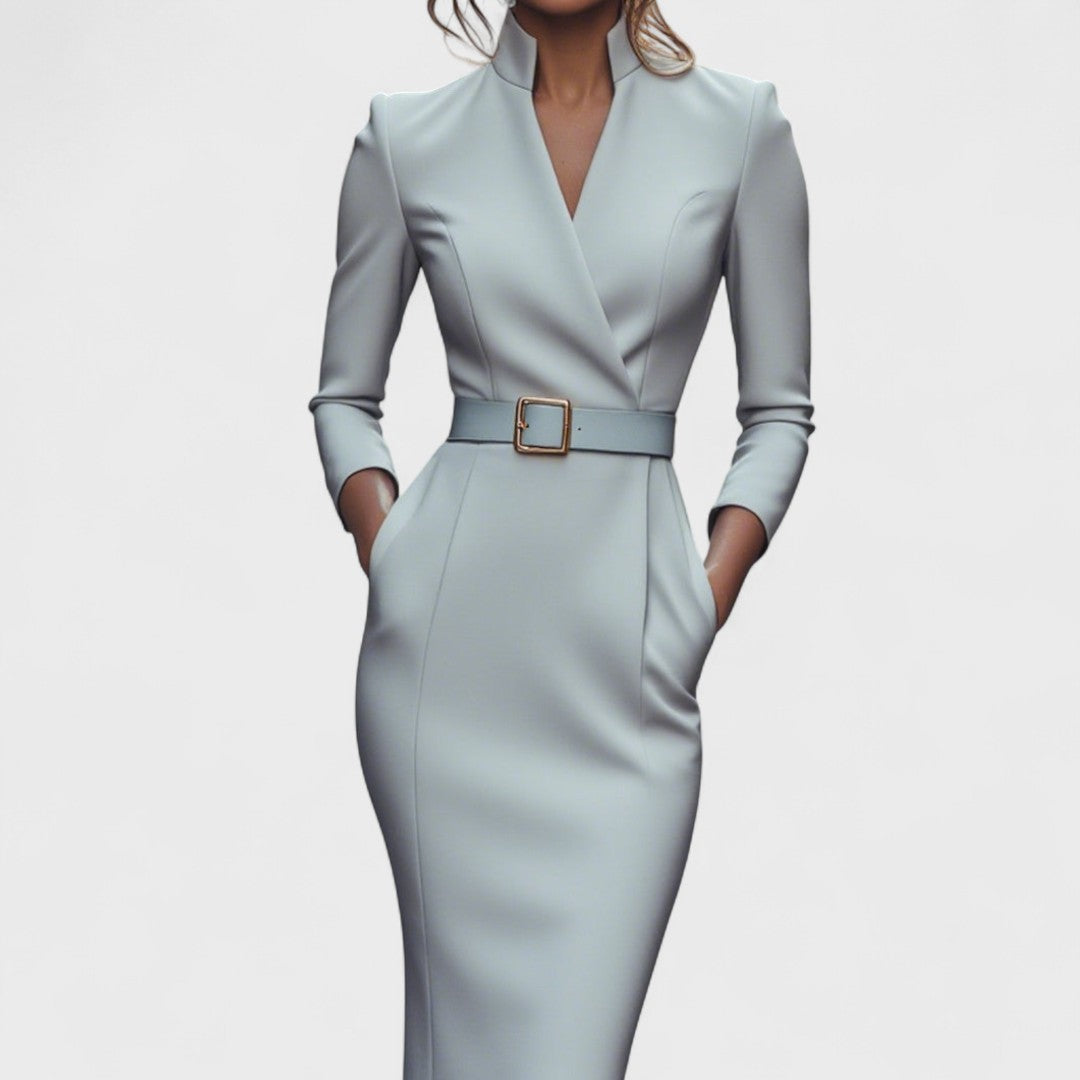 Alva - Elegant Midi Dress