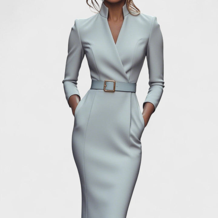 Alva - Elegant Midi Dress