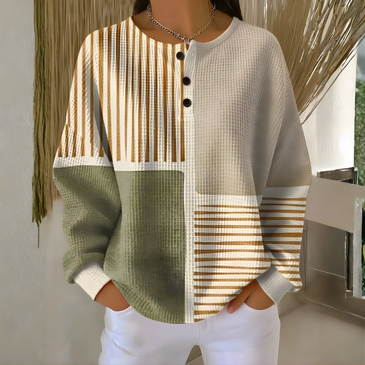 Luna - Stylish Print Sweater