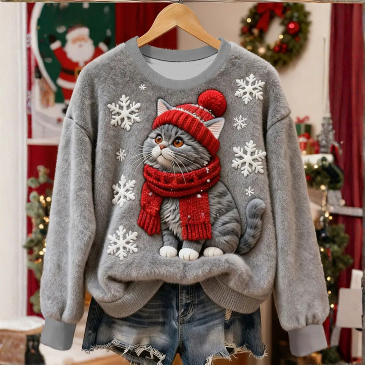 Sofia - Comfortable Round Neck Sweater