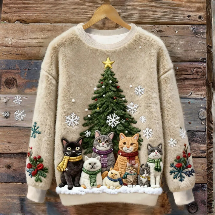 Sofia - Comfortable Round Neck Sweater