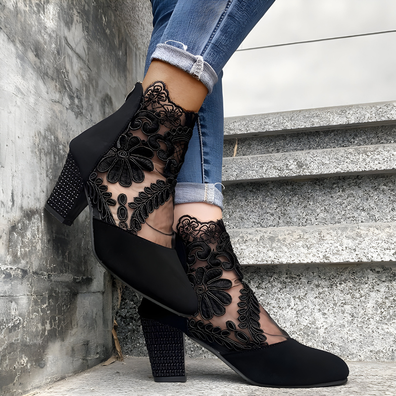 Norene - Stylish Laced Heels