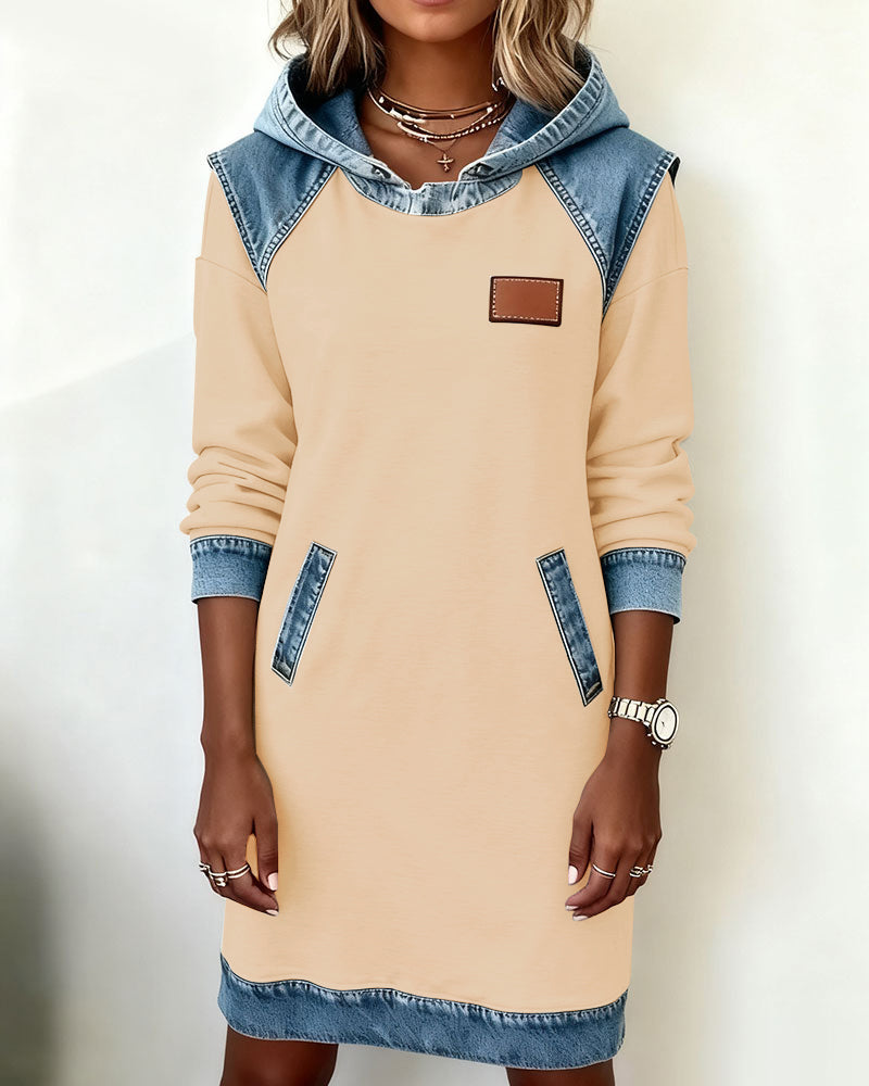 Althea - Stylish Hooded Shirt Dress