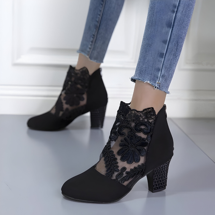 Norene - Stylish Laced Heels