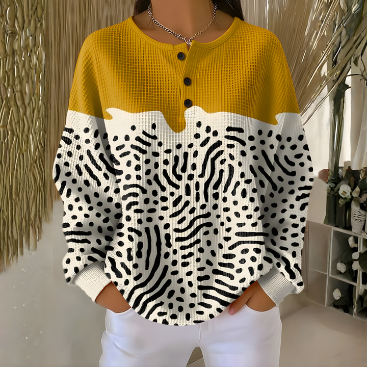 Luna - Stylish Print Sweater