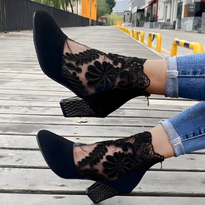 Norene - Stylish Laced Heels