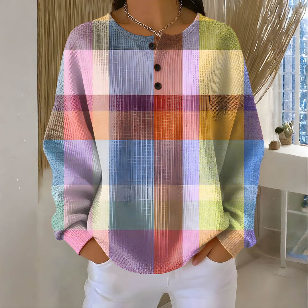 Luna - Stylish Print Sweater