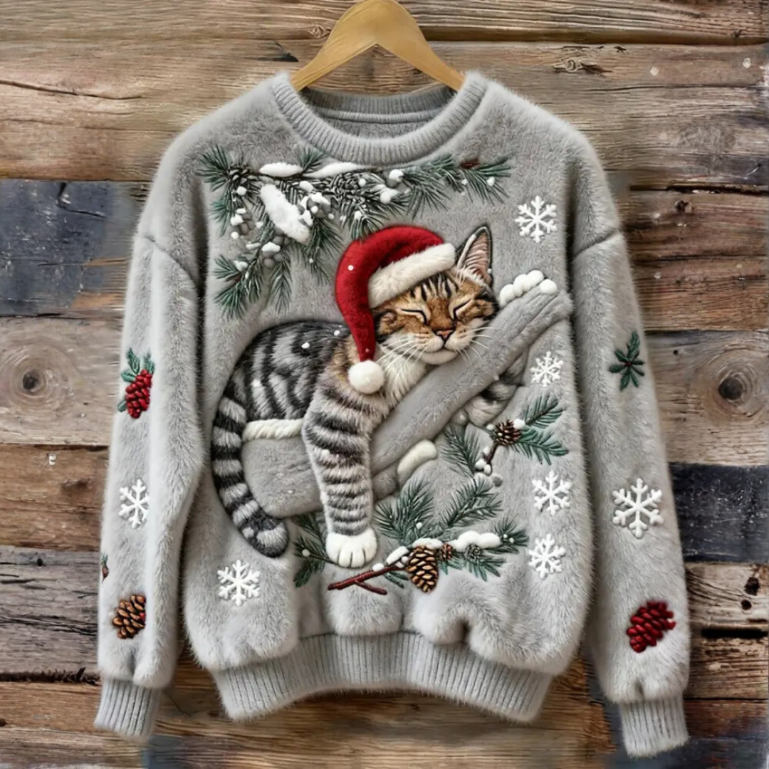 Sofia - Comfortable Round Neck Sweater