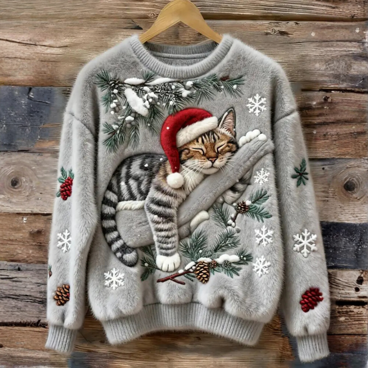 Sofia - Comfortable Round Neck Sweater