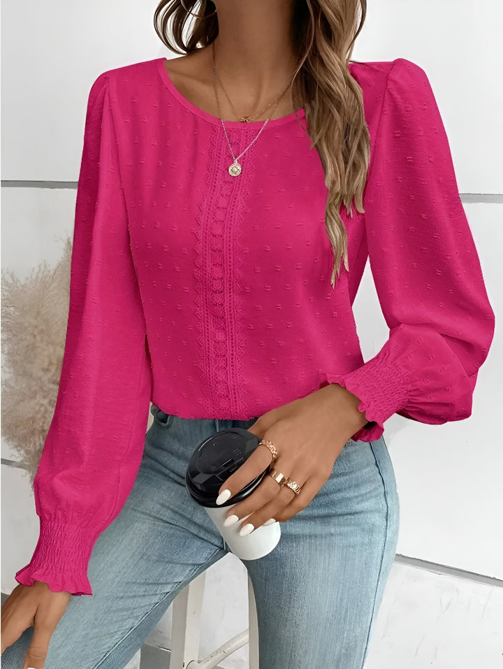Jyra - Casual Puff Sleeve Blouse