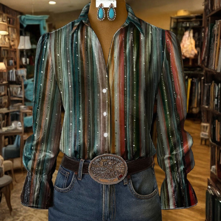 Sabrina - Vintage Longsleeve Blouse