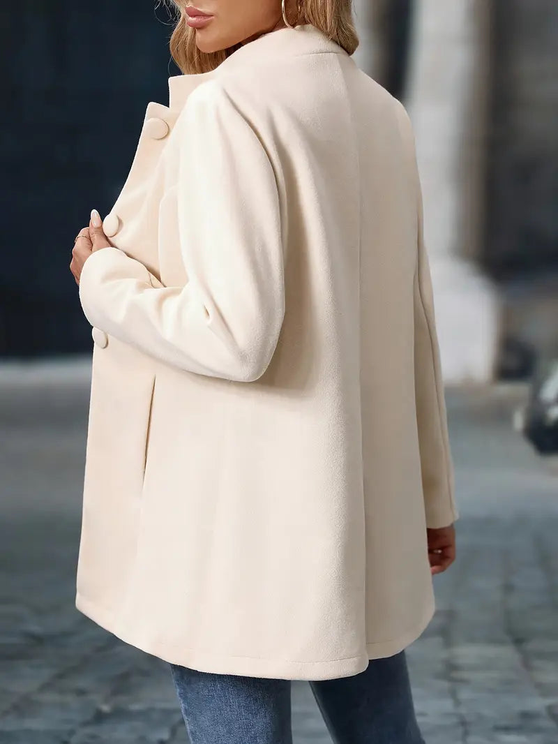 Alena - Elegant Button Down Coat