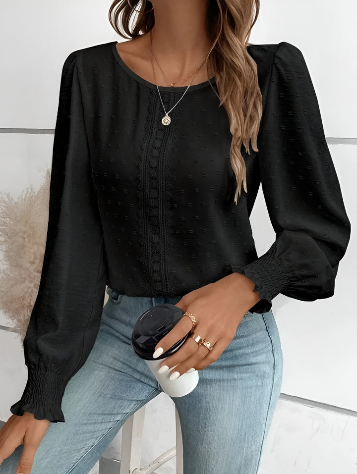 Jyra - Casual Puff Sleeve Blouse