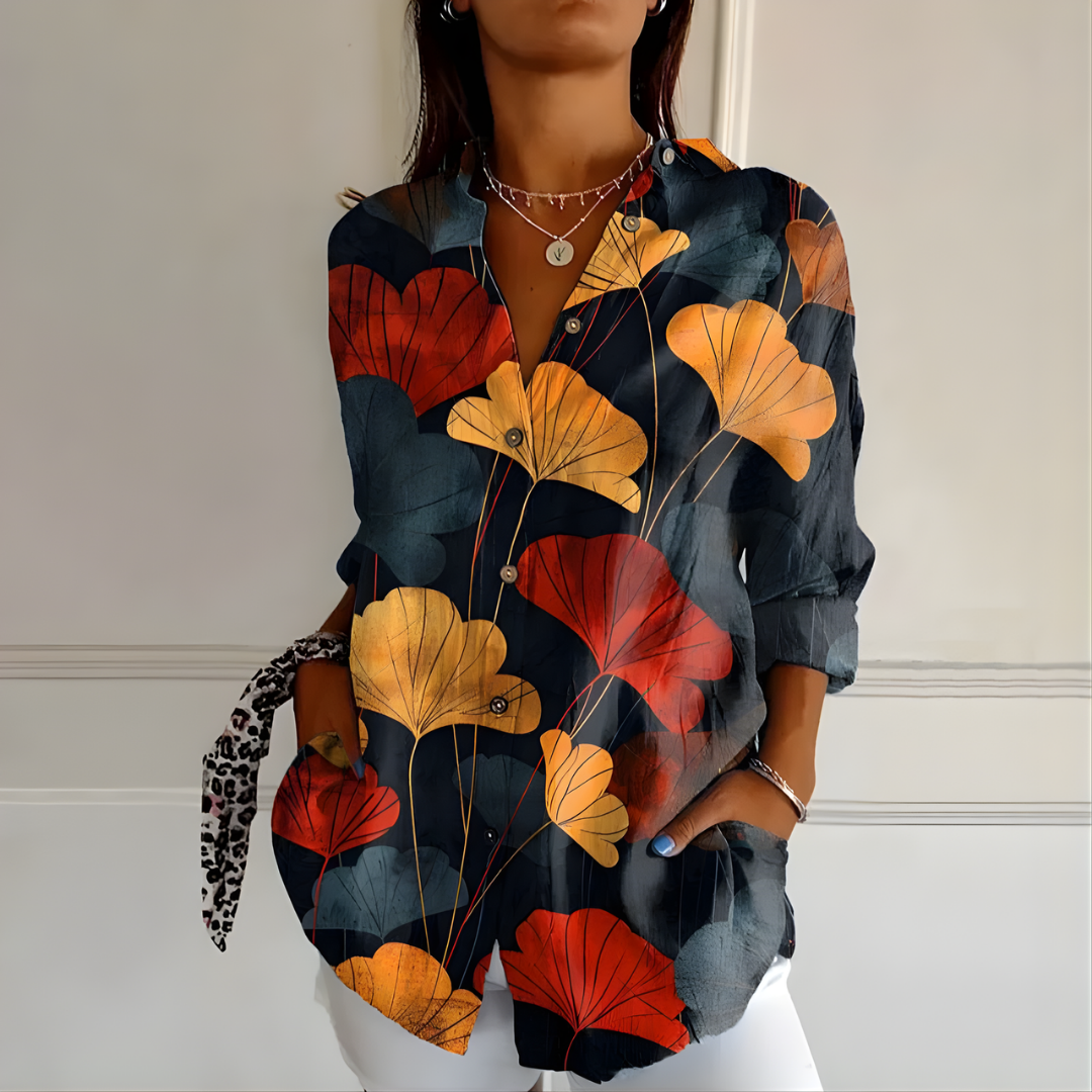 Jillian - Vintage Print Blouse