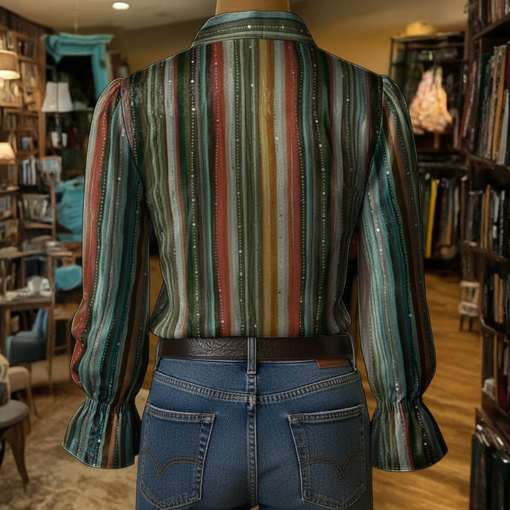 Sabrina - Vintage Longsleeve Blouse