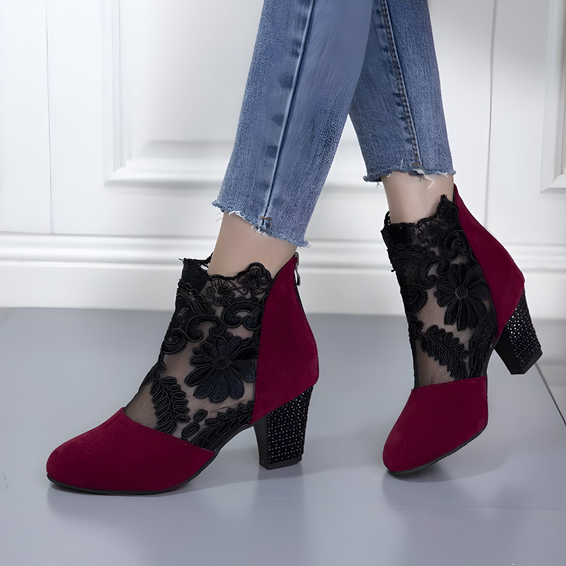 Norene - Stylish Laced Heels