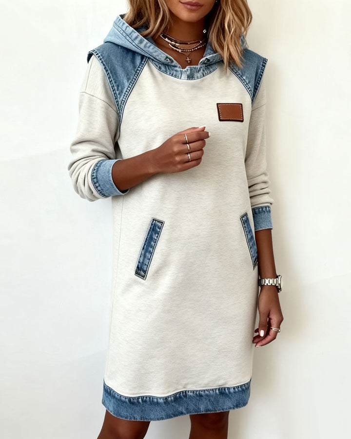 Althea - Stylish Hooded Shirt Dress