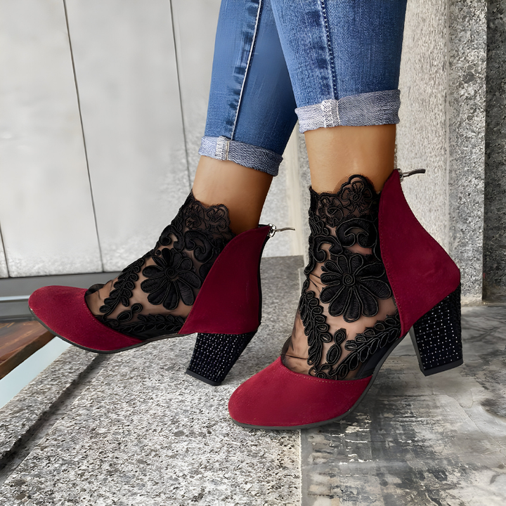 Norene - Stylish Laced Heels