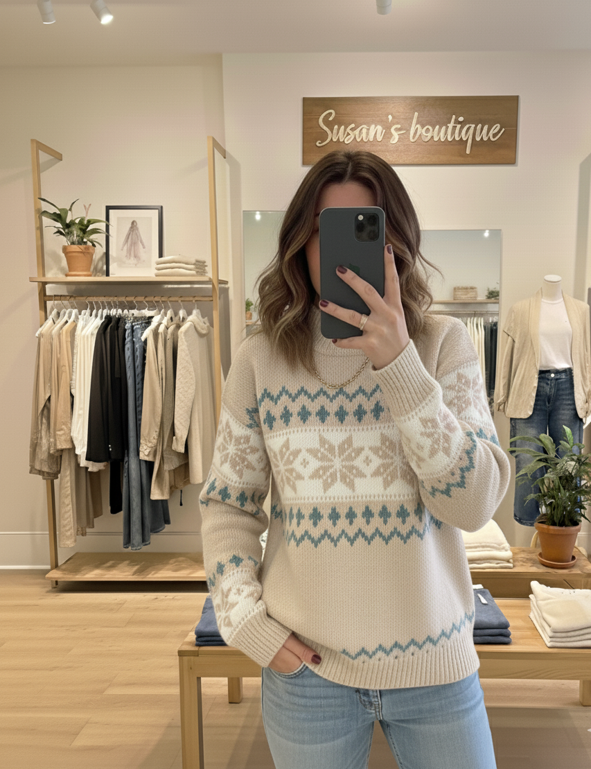 SAGA™ - Cosy Fair Isle Sweater