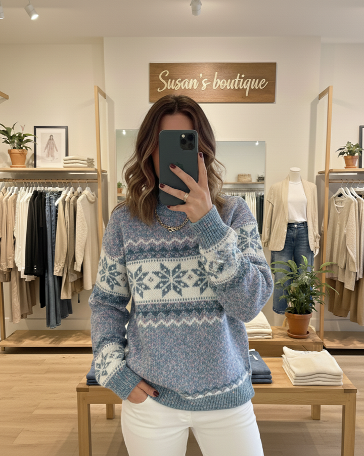 SAGA™ - Cosy Fair Isle Sweater