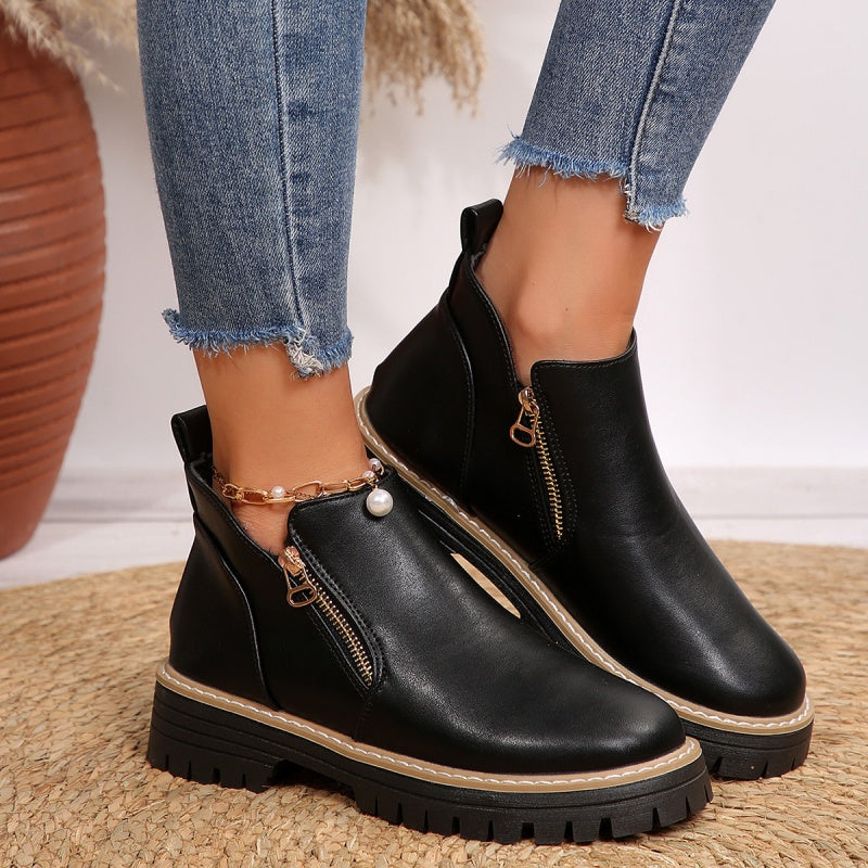 Katrina - Vintage Ankle Boots