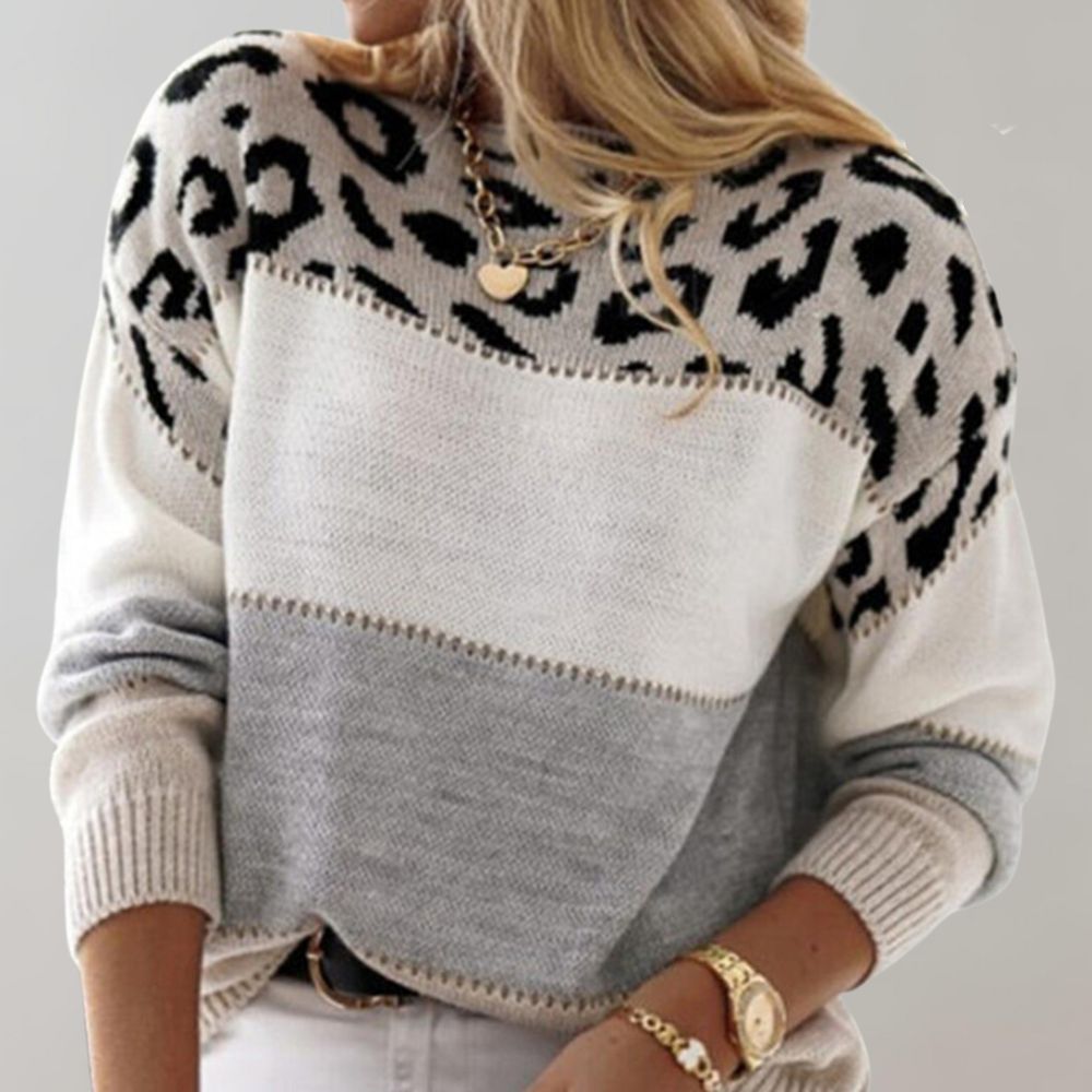 Olivia - Leopard Print Sweater