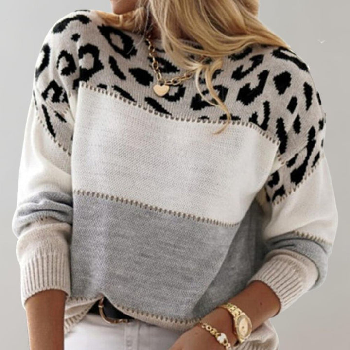 Olivia - Leopard Print Sweater