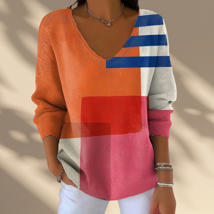 Beatrice | Stylish V-neck Sweater