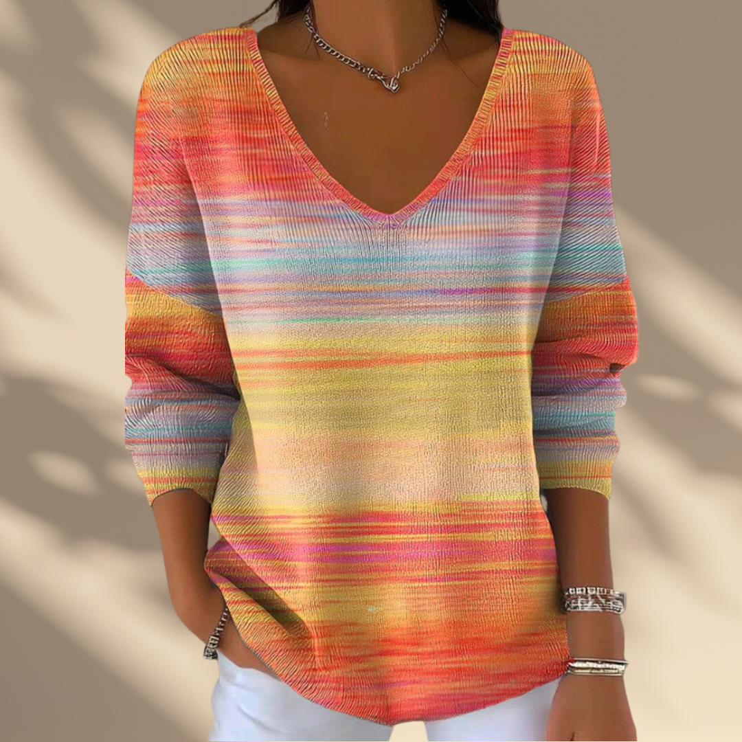 Beatrice | Stylish V-neck Sweater