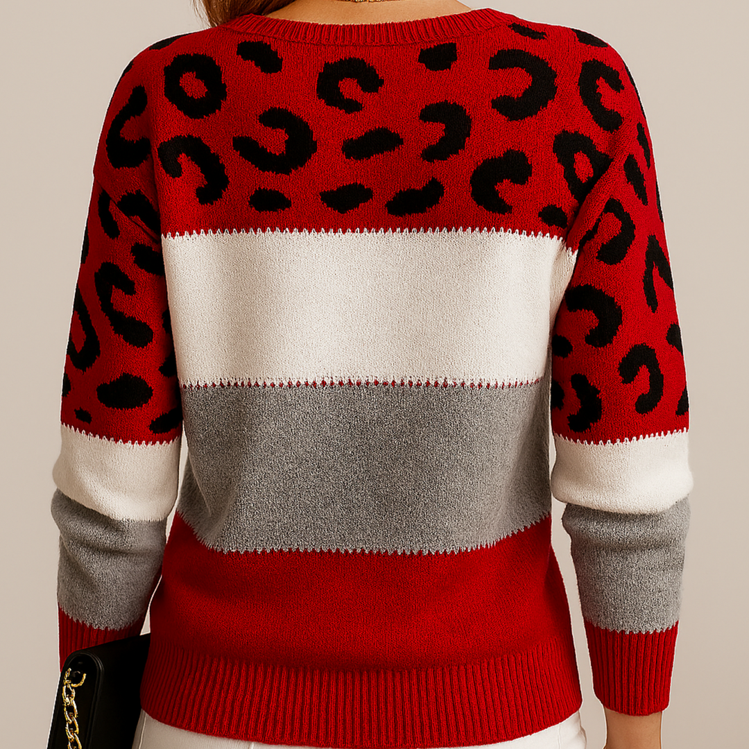 Olivia - Leopard Print Sweater