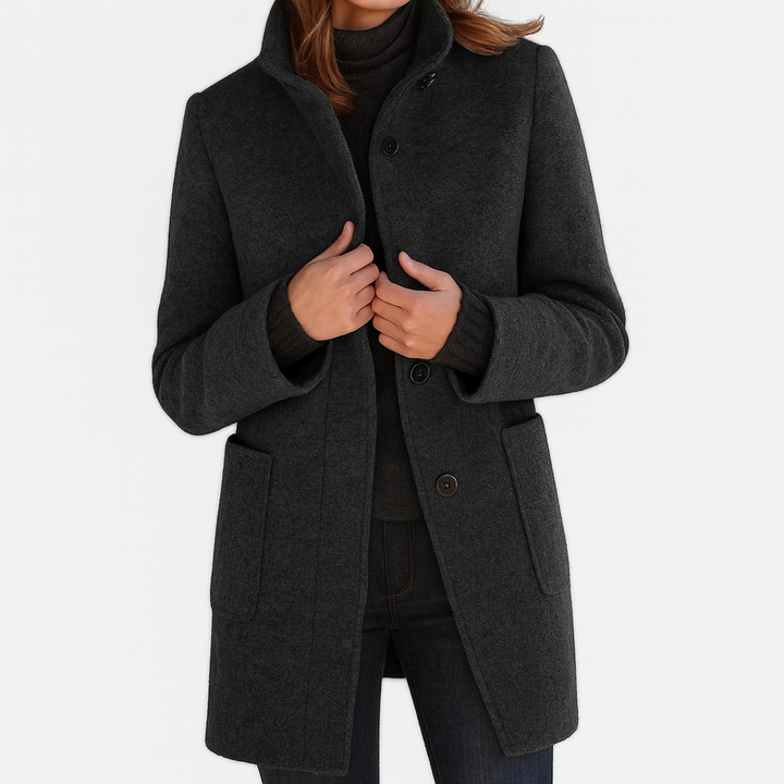 Stella | Stylish High Collar Winter Coat