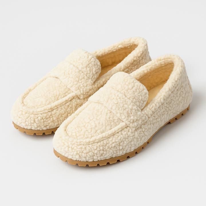 Aisha - Elegant Fleece Loafers