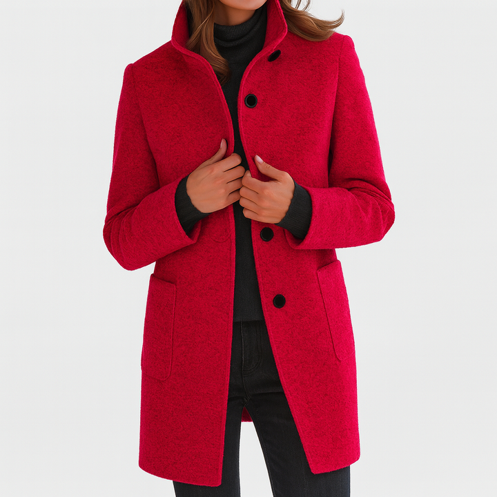 Stella | Stylish High Collar Winter Coat