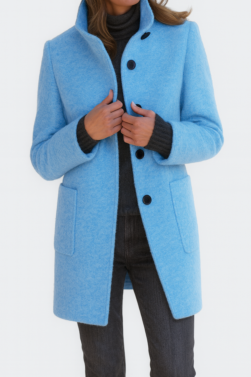Stella | Stylish High Collar Winter Coat