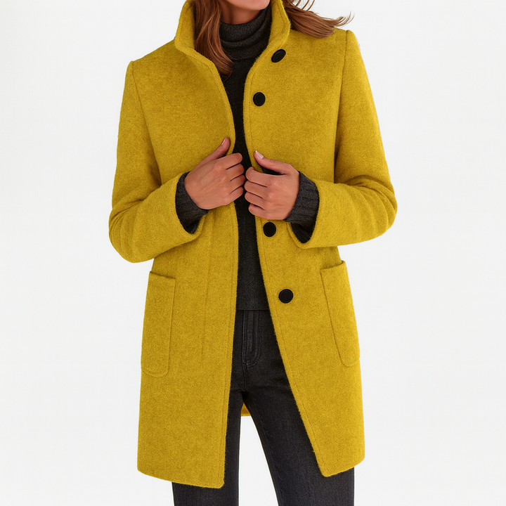Stella | Stylish High Collar Winter Coat