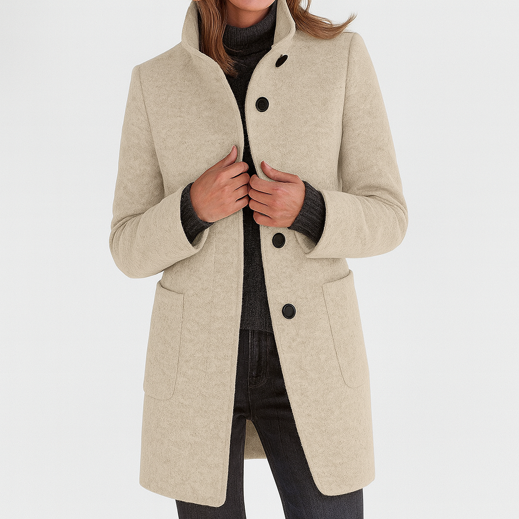 Stella | Stylish High Collar Winter Coat