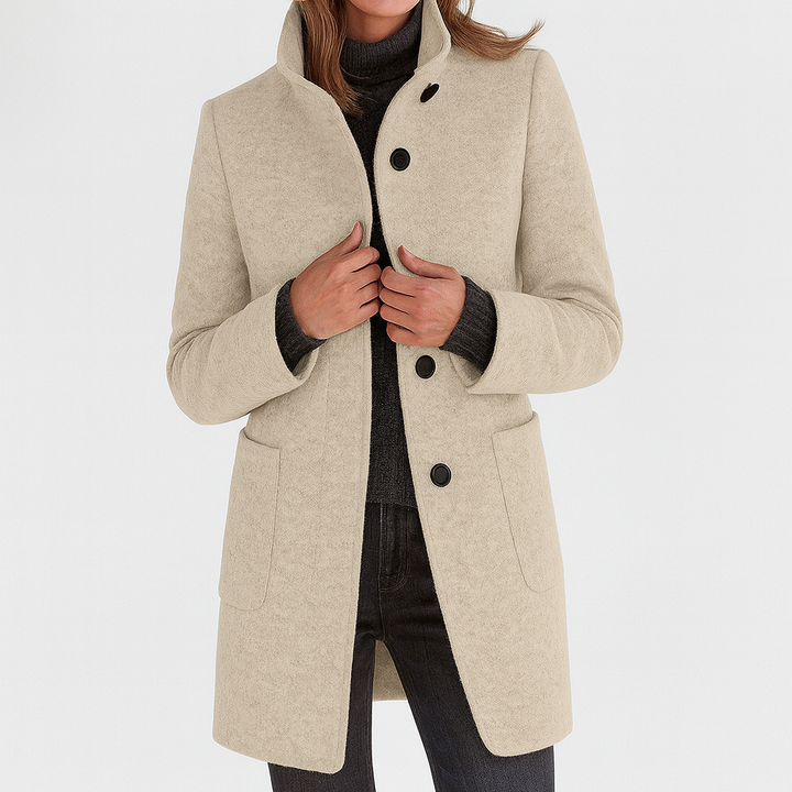 Stella | Stylish High Collar Winter Coat