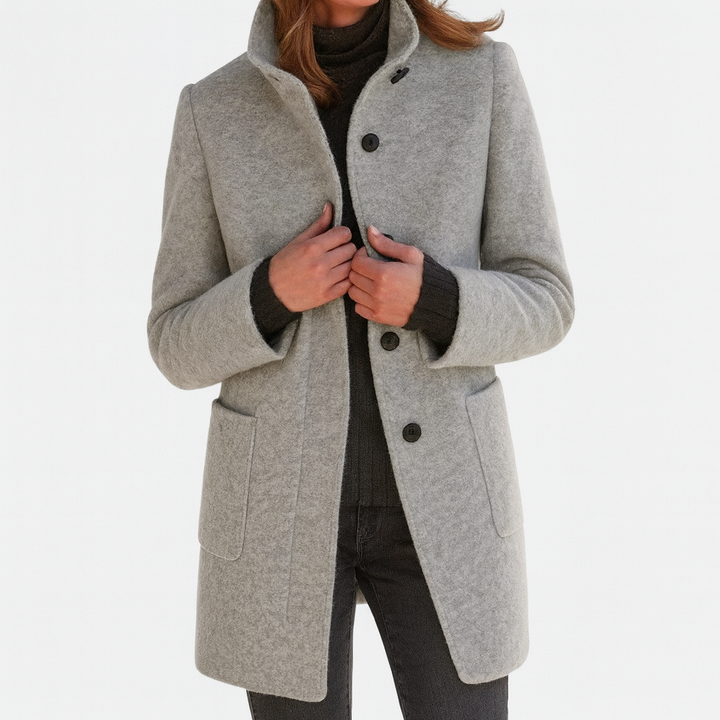 Stella | Stylish High Collar Winter Coat
