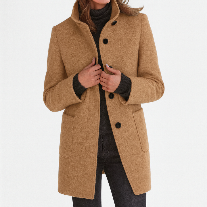 Stella | Stylish High Collar Winter Coat