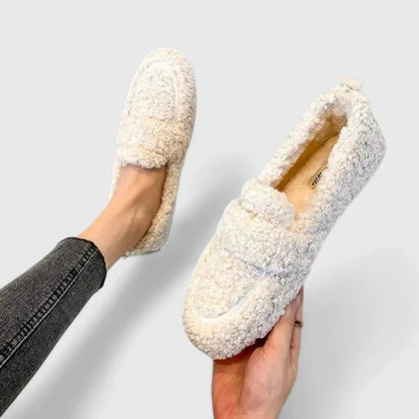 Aisha - Elegant Fleece Loafers