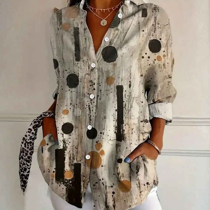 Jillian - Vintage Print Blouse