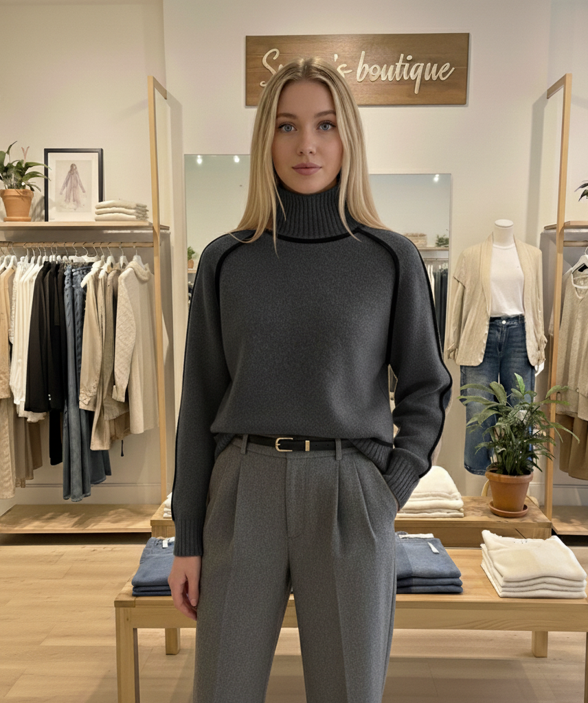 FAYLIN™ - Modern Turtleneck Sweater
