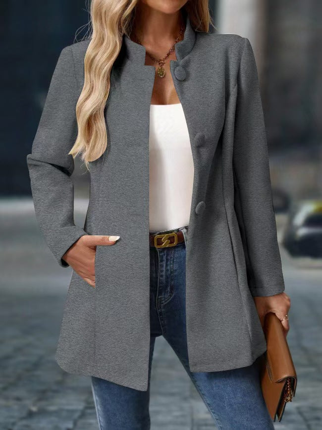 Alena - Elegant Button Down Coat