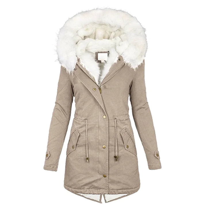 Giulia - Warm Fur-lined Winter Jacket