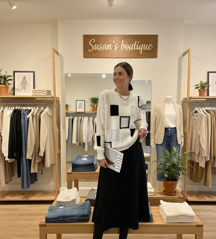 LINA™ - Elegant Knit Sweater