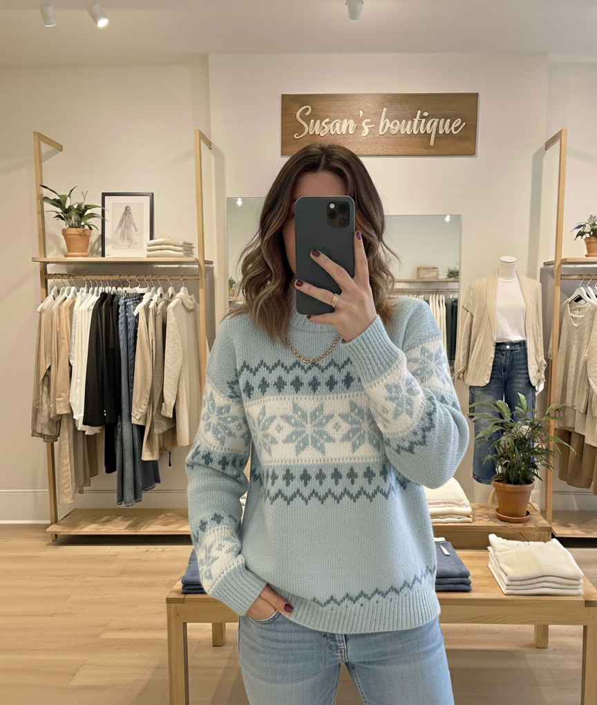 SAGA™ - Cosy Fair Isle Sweater