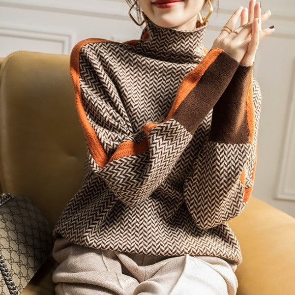 Birgit - Stylish Turtleneck Sweater
