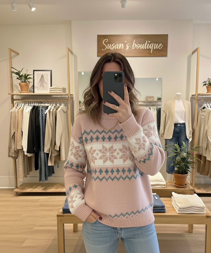 SAGA™ - Cosy Fair Isle Sweater