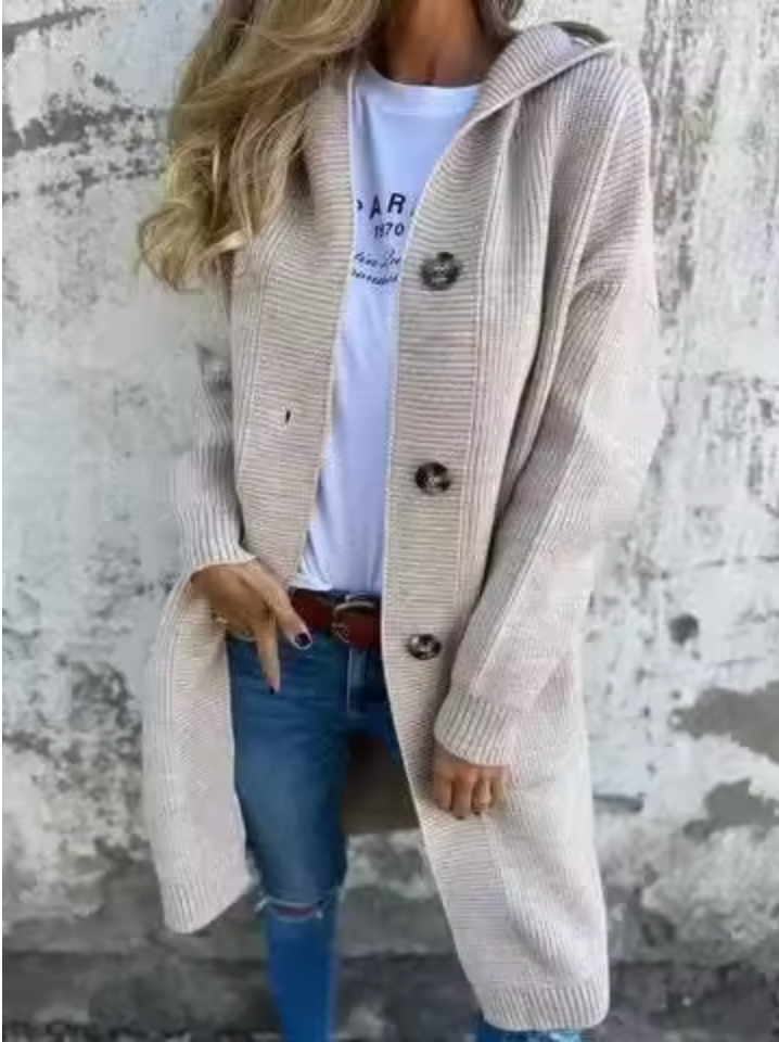 Viola - Stylish Button Down Cardigan